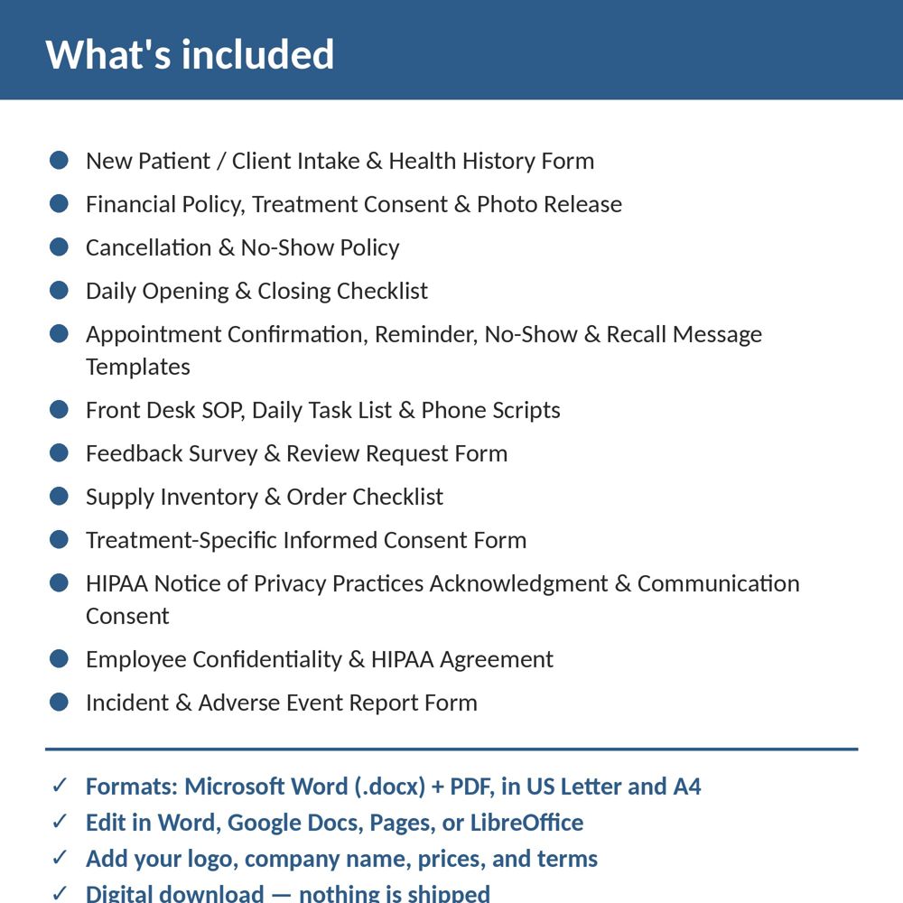 Dental Office Complete Practice Kit — what is included