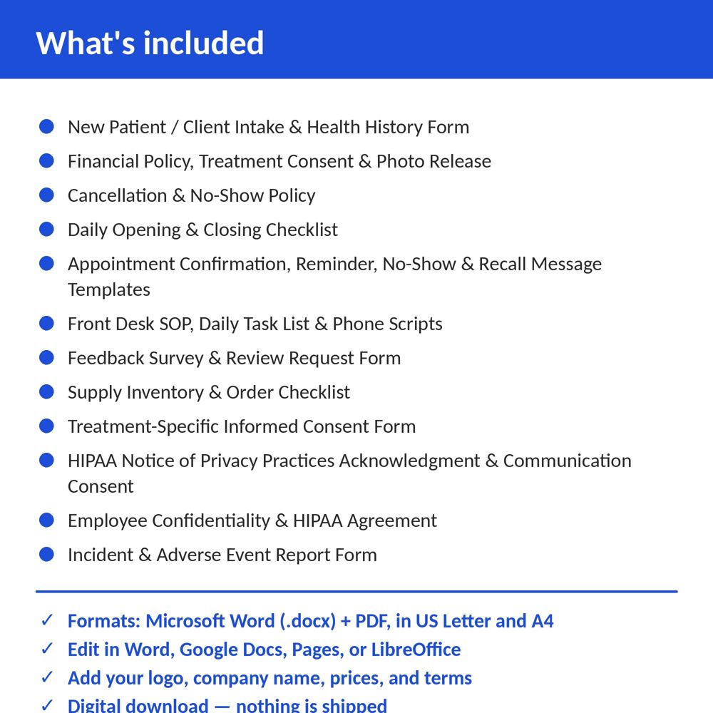 Physical Therapy Complete Practice Kit — what is included